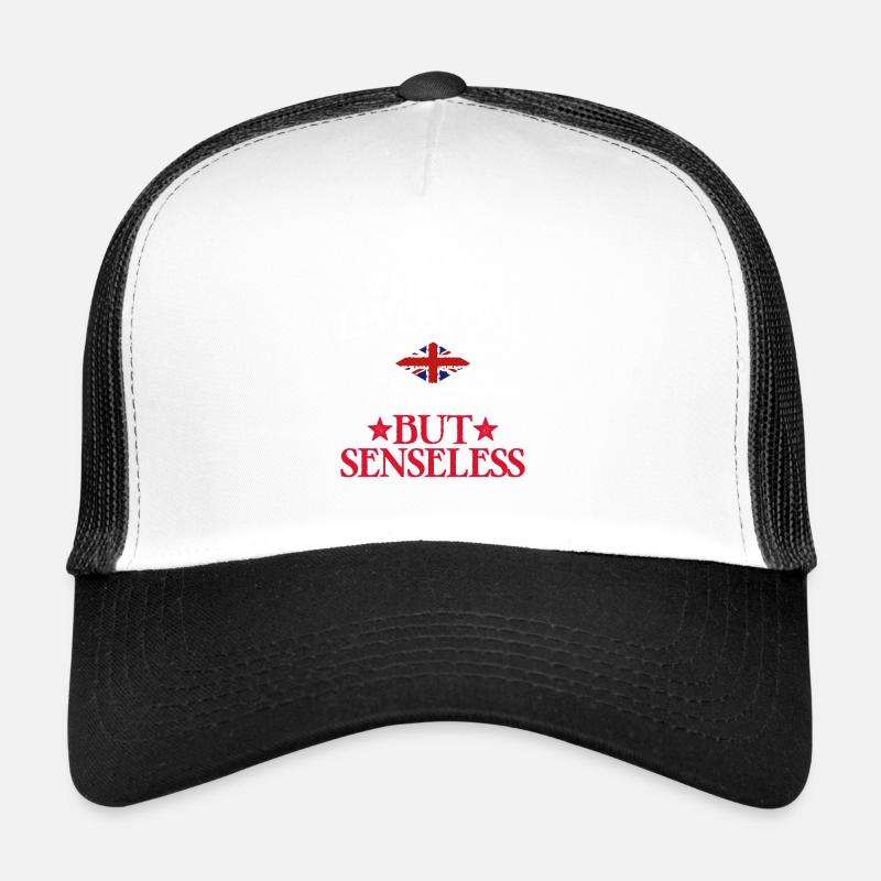 Liverpool - Trucker Cap - Weiß/Schwarz