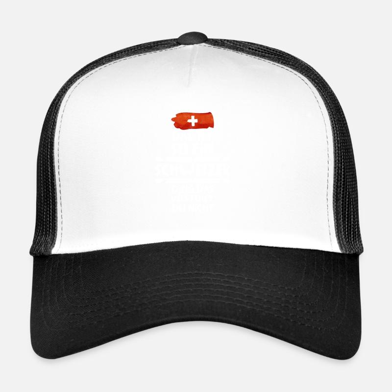 Schweiz Schweizer Geschenkidee Trucker Cap
