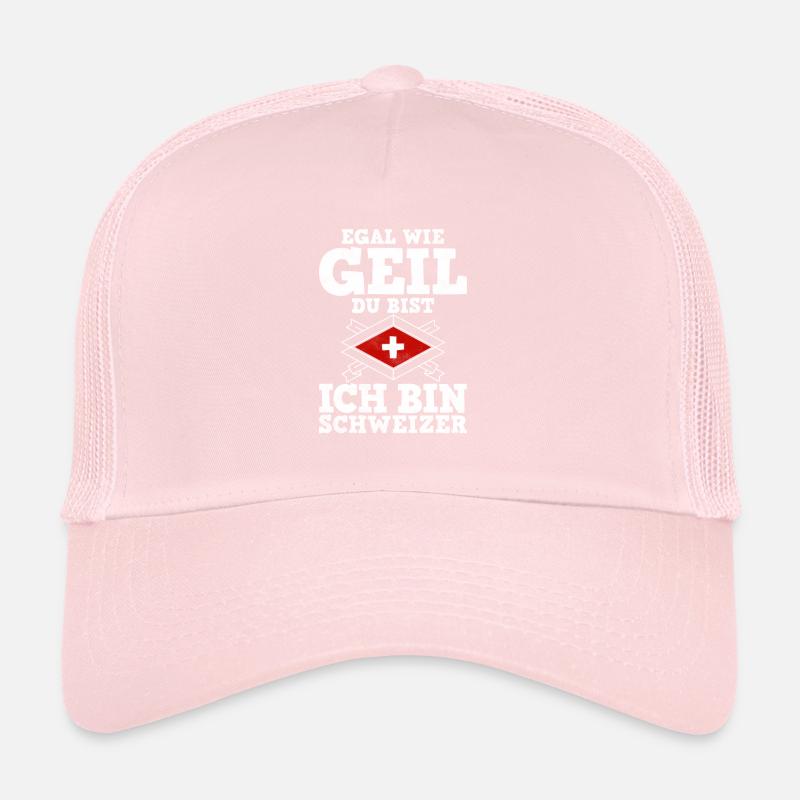 Schweiz Schweizer Geschenkidee Trucker Cap