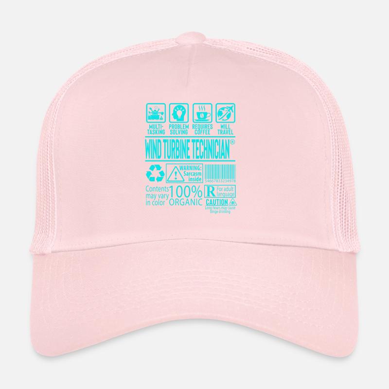 Wind Turbine Technician Gift Trucker Cap
