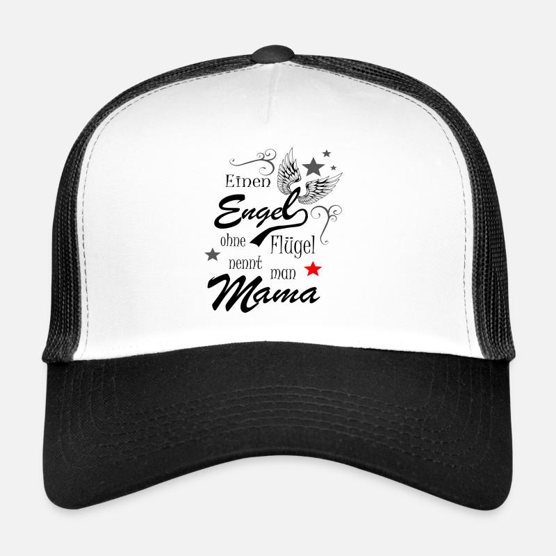 Mama Engel Flügel Muttertag Geschenk Spruch Trucker Cap