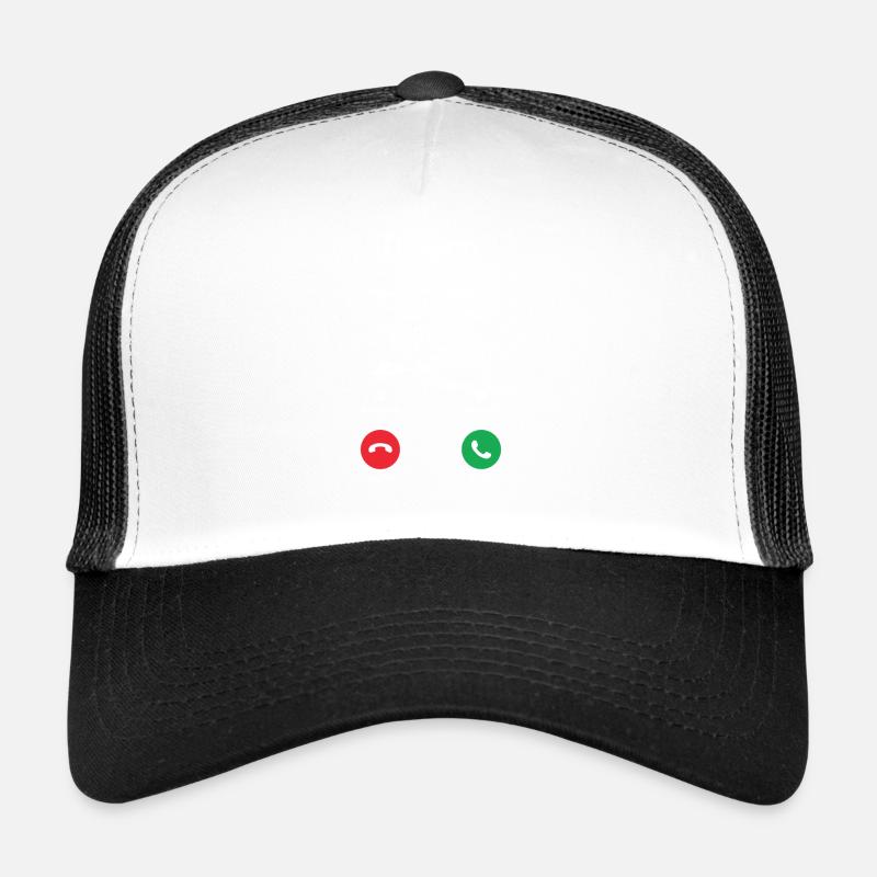 Drache - Trucker Cap - Weiß/Schwarz