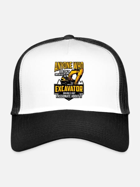 Bagger - Trucker Cap - Weiß/Schwarz