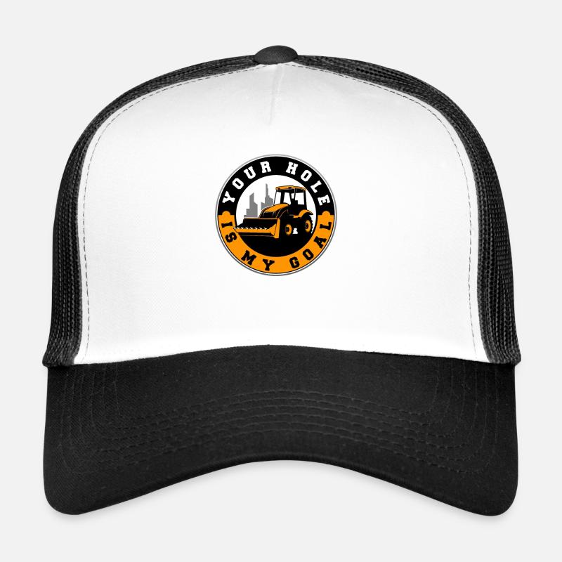 Bagger - Trucker Cap - Weiß/Schwarz