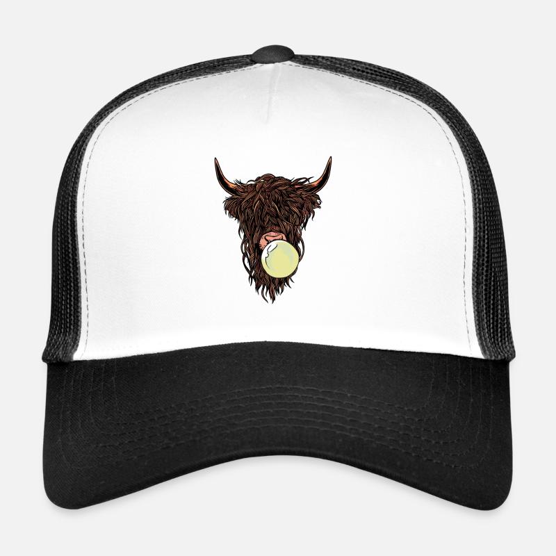 Cool Kuh mit Kaugummi Trucker Cap