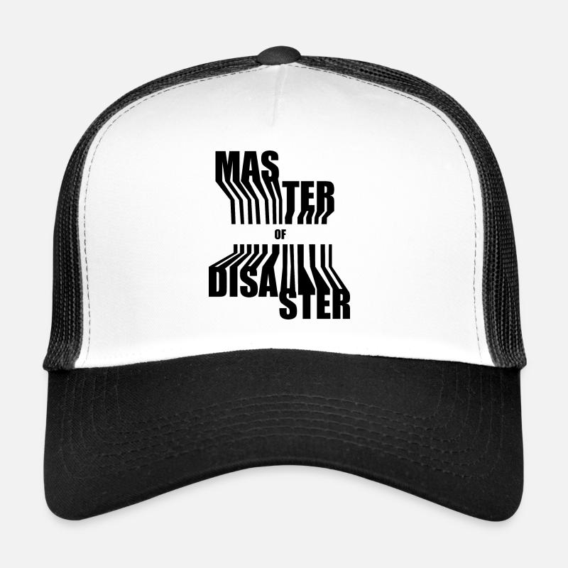 Master of Disaster Black - Trucker Cap - white/black