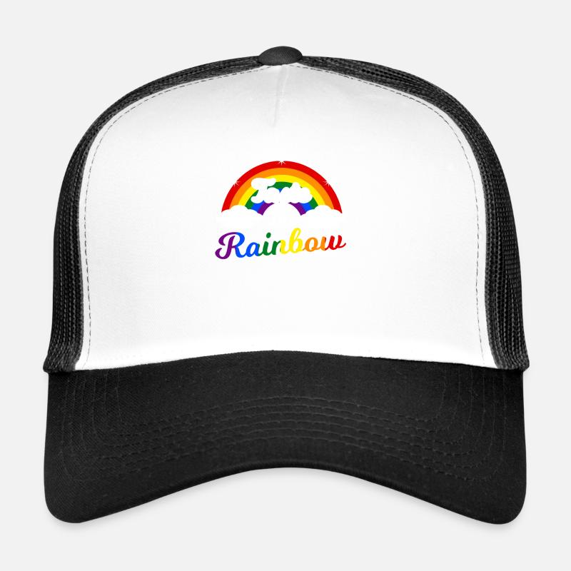 arc en ciel Casquette trucker 