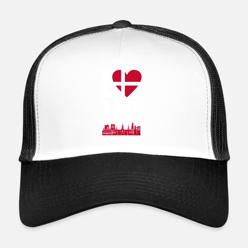 Denmark Danish Danish gift Copenhagen Trucker Cap