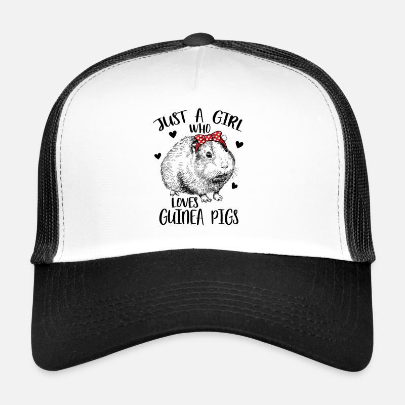 Nur ein Mädchen, das Meerschweinchen liebt Trucker Cap