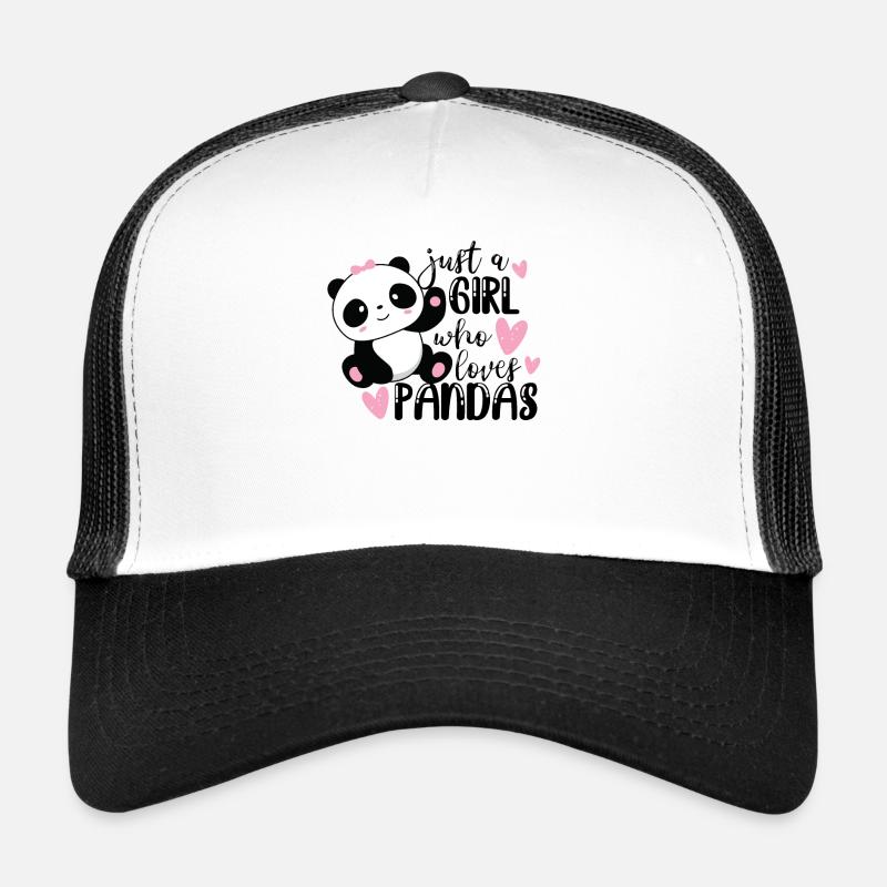 Pandabär Panda Pandas Tierliebe Geschenk Trucker Cap