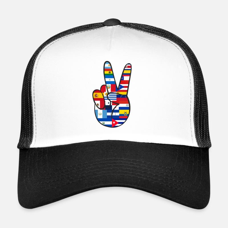 National Hispanic Heritage Month Friedenszeichen Trucker Cap