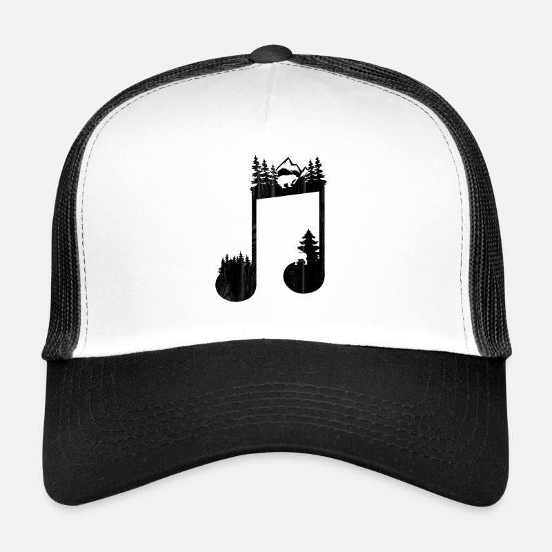 Notes de musique Casquette trucker 