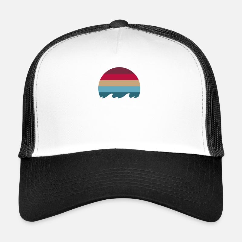 Vagues pastel Casquette trucker 