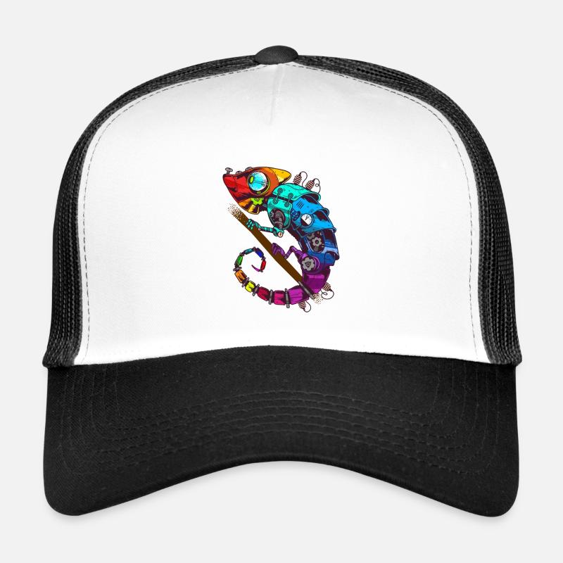 camelion - Trucker Cap - Weiß/Schwarz