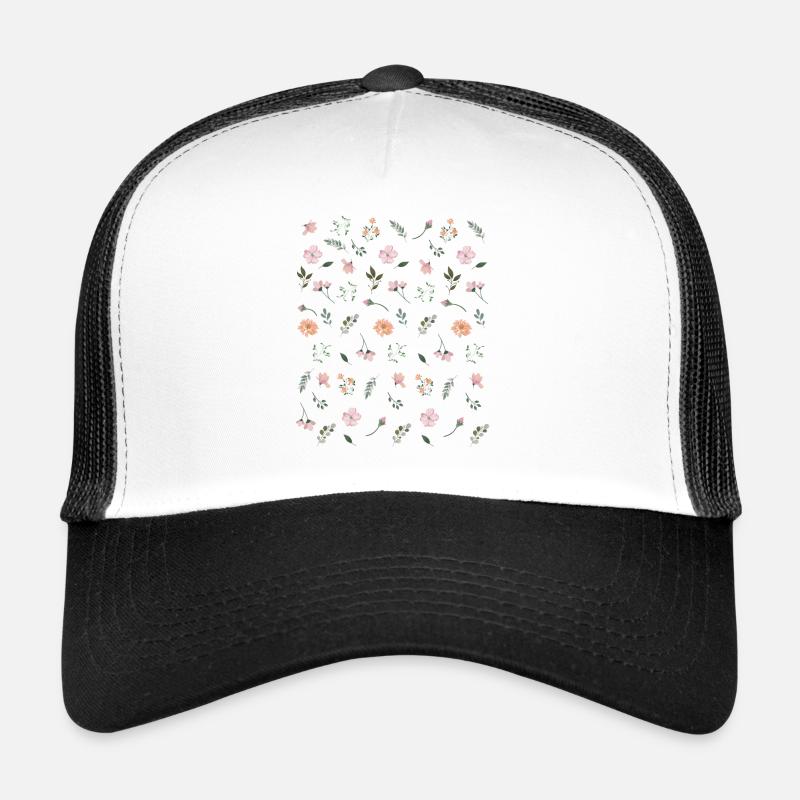 Fleurs belle fleur parterre cadeau rose Casquette trucker 