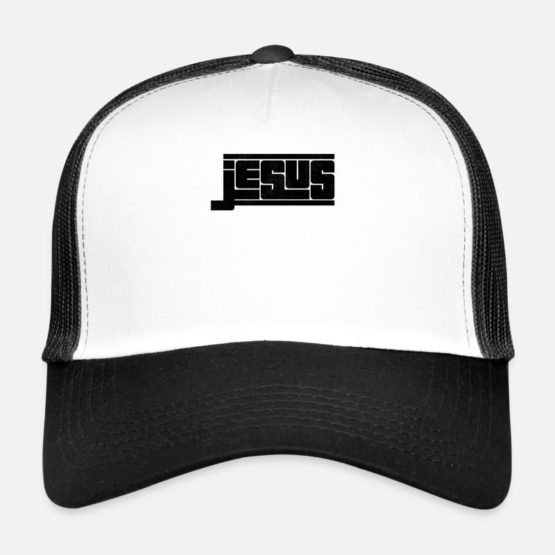 Jesus & Christlicher Glauben - Trucker Cap - Weiß/Schwarz