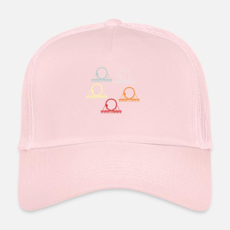 Achterbahnfahrt Spaß Geschenkidee Trucker Cap