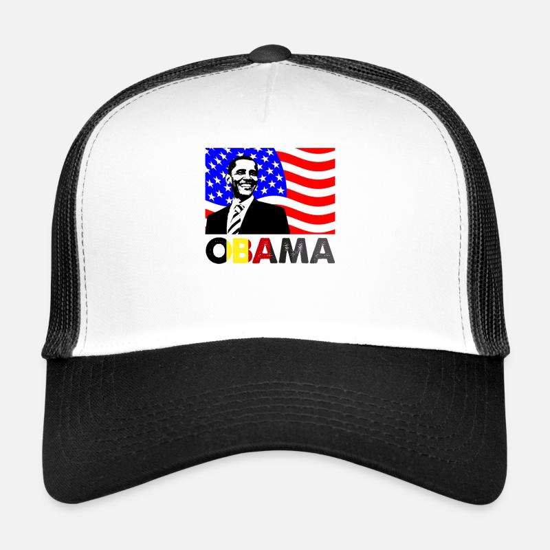 Barrack Obama Black Lives Matter Drapeau américain Fun Casquette trucker 