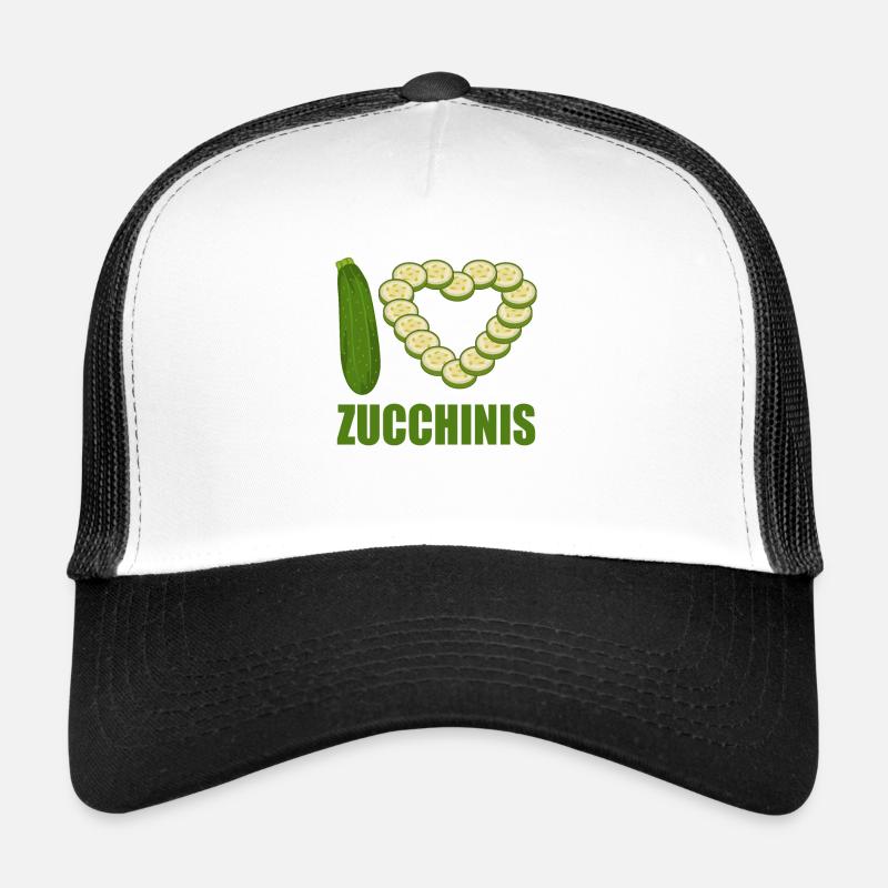 Zucchini - Casquette trucker  - blanc/noir