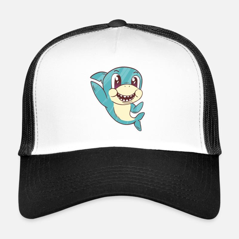 Bébé requin bleu Casquette trucker 