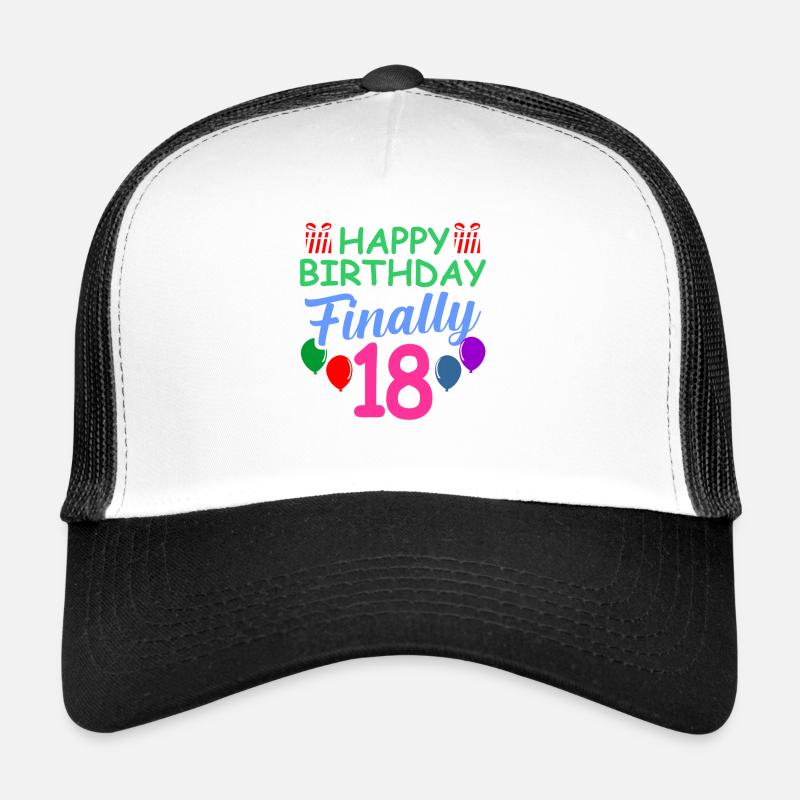 18 ans Casquette trucker 