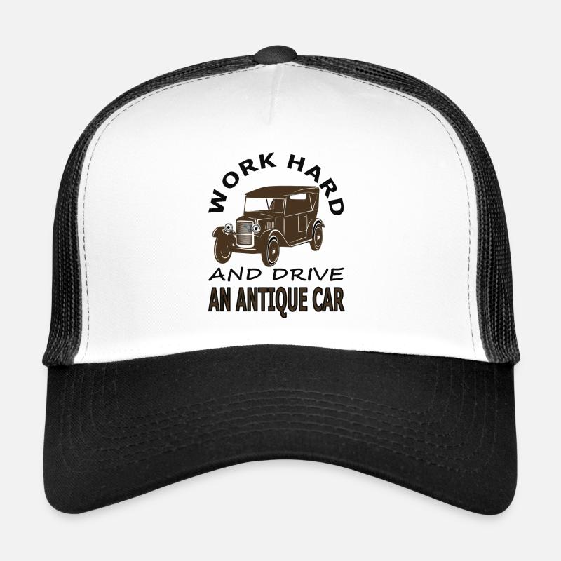 Oldtimer old cars Antique gift cool car Trucker Cap
