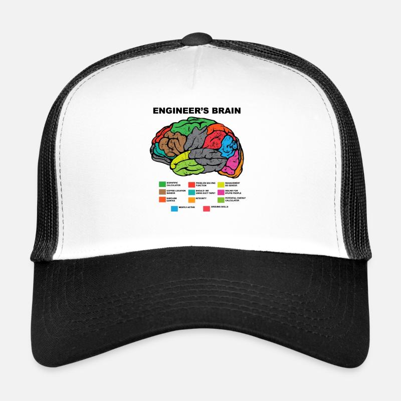 Ingénieurs Brain Engineer Brain Engineers Uni Casquette trucker 