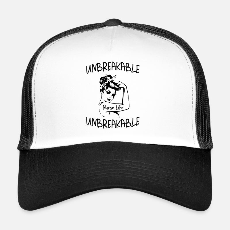 Infirmière de vie incassable Casquette trucker 