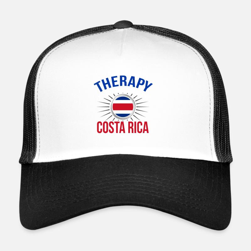 Costa Rica - Trucker Cap - Weiß/Schwarz