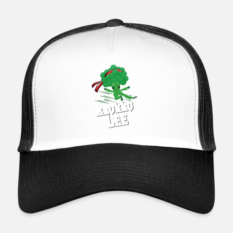 Brokkoli - Trucker Cap - Weiß/Schwarz