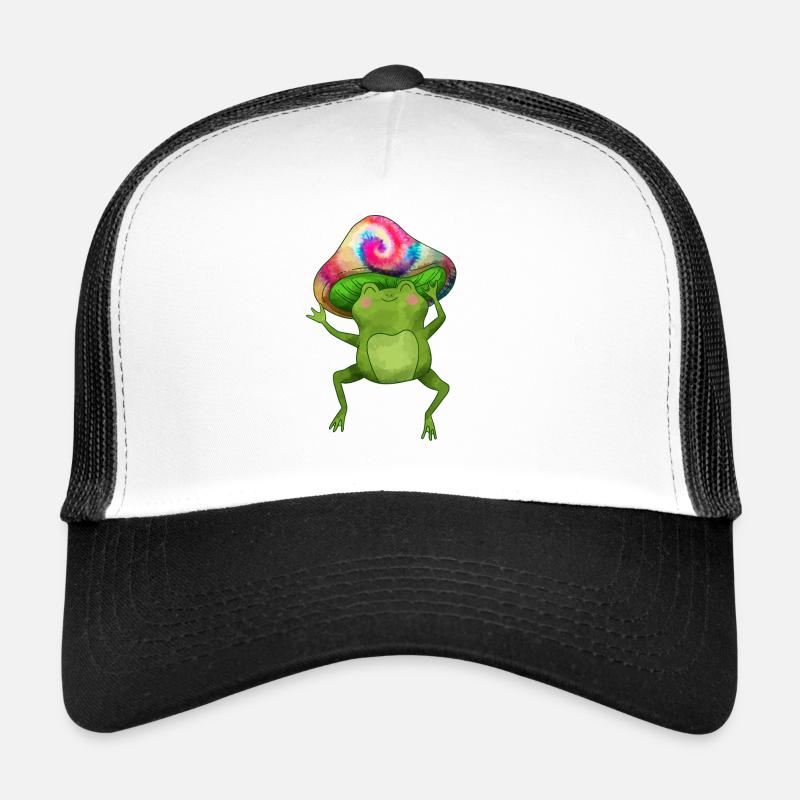 Frosch - Trucker Cap - Weiß/Schwarz
