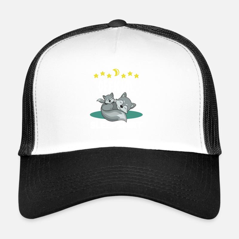 Nice Sleeping Wolf gift Trucker Cap