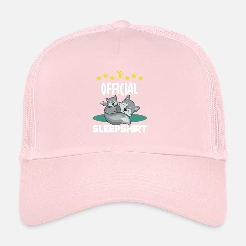 Nice Sleeping Wolf gift Trucker Cap