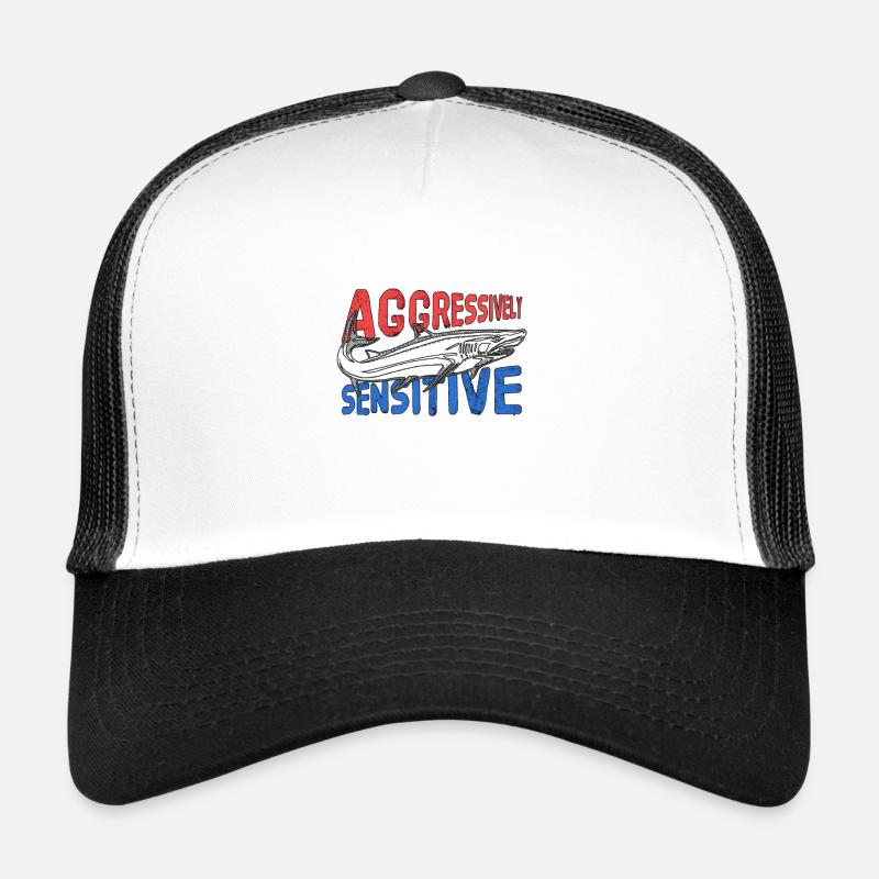 Pêche Agressive Sensible Cadeau Casquette trucker 