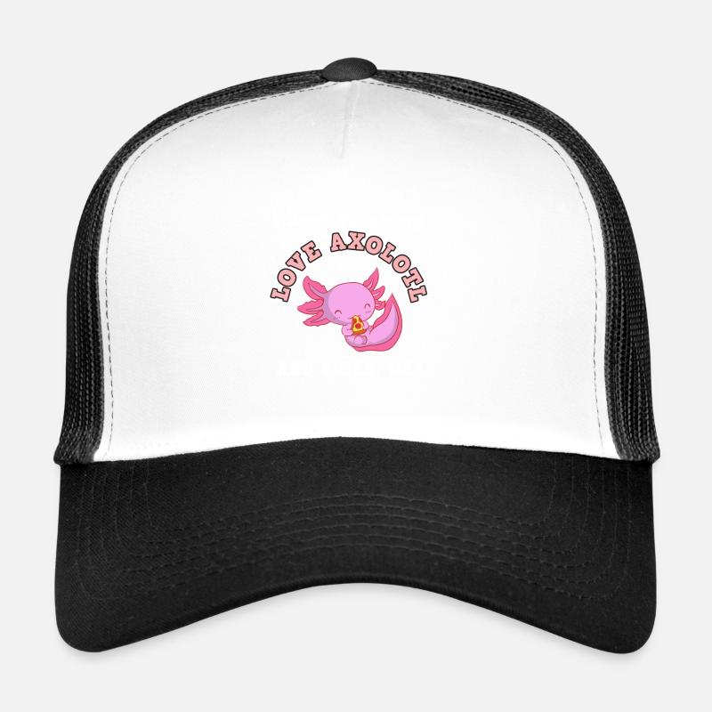 Axolotl Le cadeau pizza mange Casquette trucker 