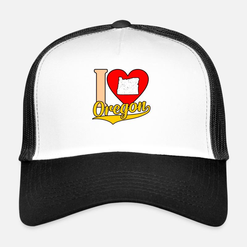 I love Oregon gift Trucker Cap