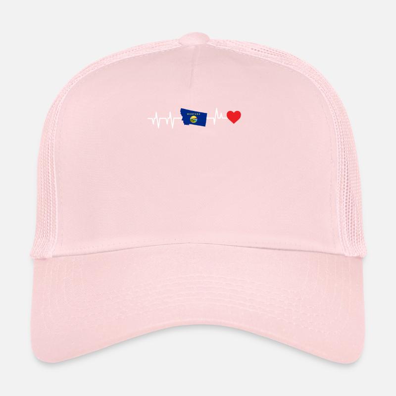 Montana heartbeat gift Trucker Cap