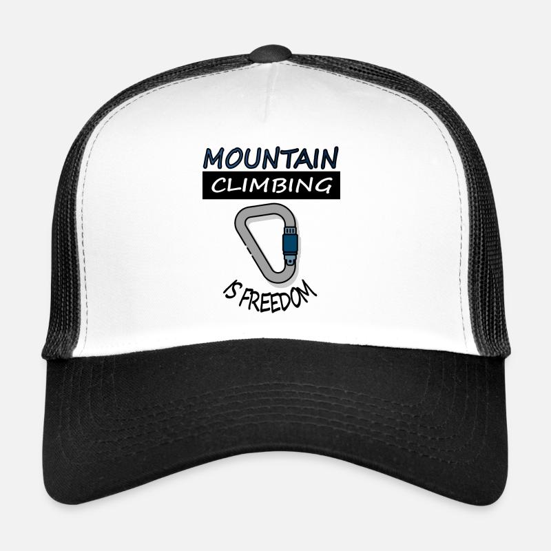 Bergsteigen klettern Kletterer Bergsport Geschenk Trucker Cap