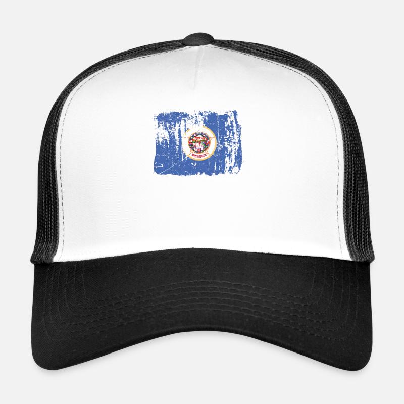 Stolzes Flaggen geschenk Minnesotas Trucker Cap