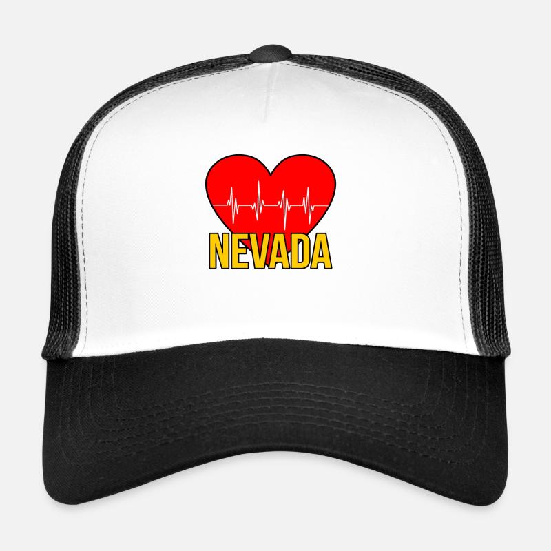 Nevada Heartbeat Geschenk Trucker Cap