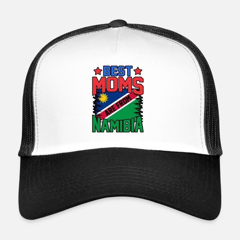 Namibia - Trucker Cap - Weiß/Schwarz