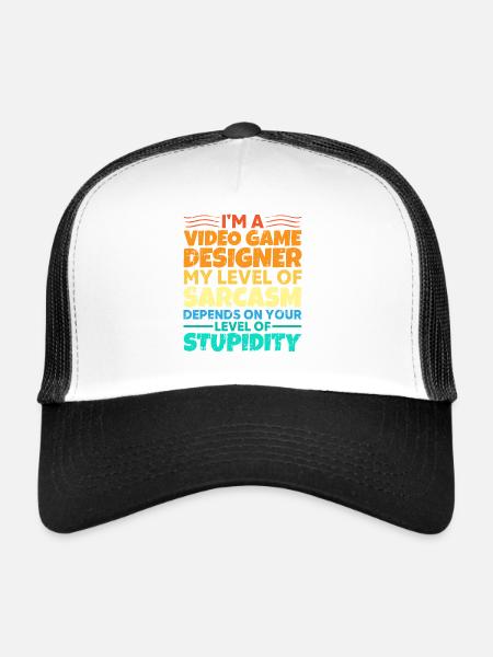 Video Game Designer - Trucker Cap - Weiß/Schwarz