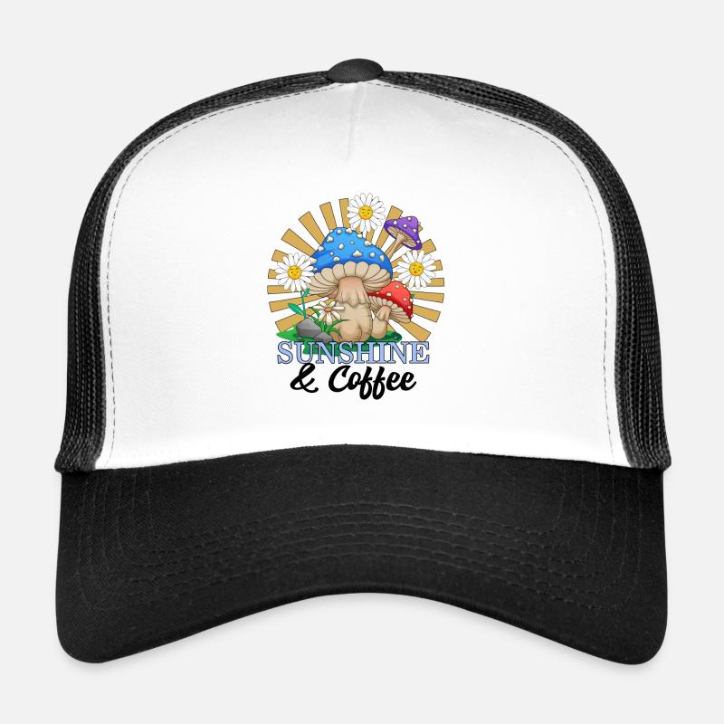 Sunshine and Coffee Shirt, Summer Shirts For Trucker Cap