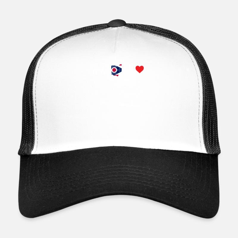 Ohio herzschlag geschenk Trucker Cap