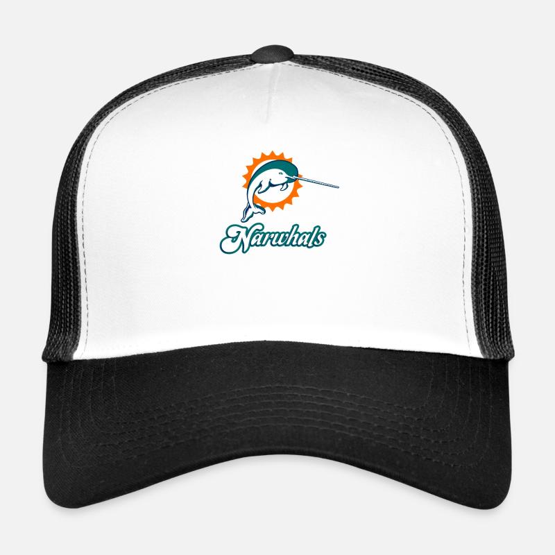 Narwhal Dolphin Parody Design Trucker Cap
