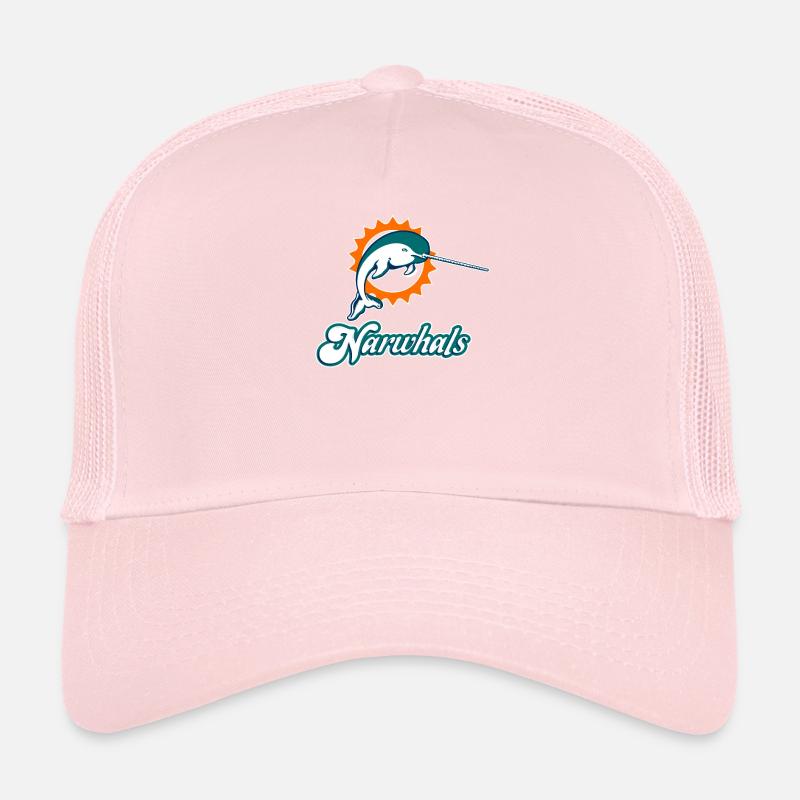 Narval Design de parodie de dauphin Casquette trucker 