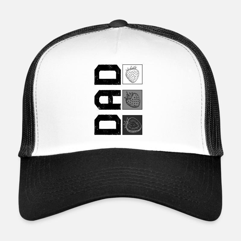 Erdbeerhemd, Papa Erdbeer-Tee, Vaters Trucker Cap
