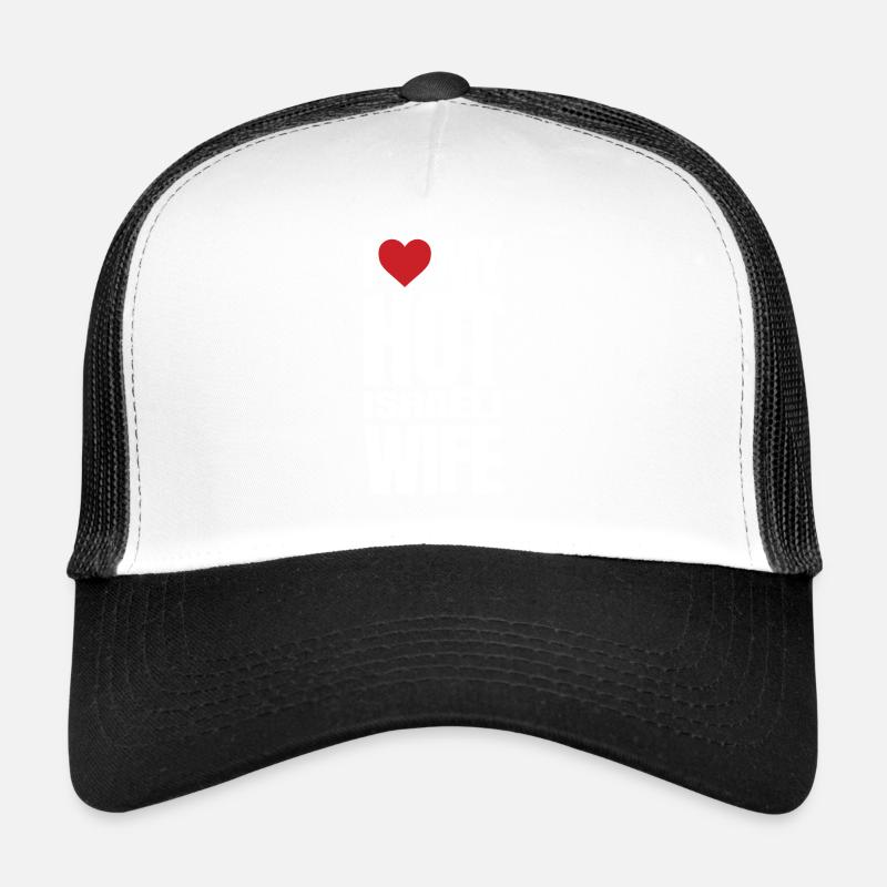 Israel - Trucker Cap - Weiß/Schwarz