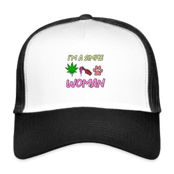 Cannabis - Trucker Cap - white/black - Front