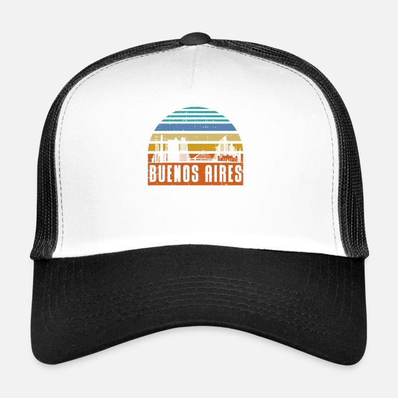 Buenos Aires Argentine Skyline Casquette trucker 